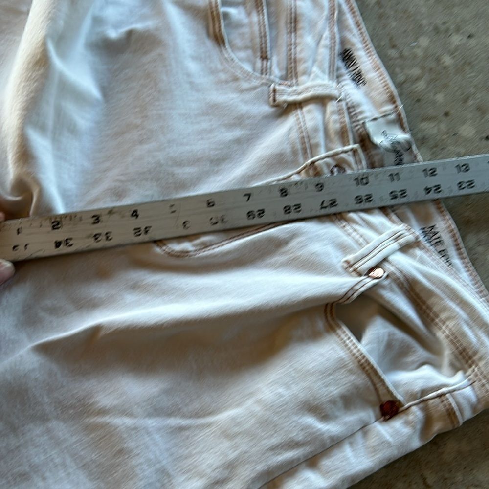 Lola Jeans Kate crew high rise four way 360 comfort stretch Lively ECRU size 4 - Picture 13 of 13